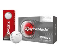 TaylorMade Palline da golf TP5x Performance Stripe - Confezione da 6, bianco
