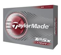 TaylorMade Palline da golf TP5x Stripe - Confezione da 12 pz., bianco