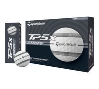 TaylorMade Palline da golf TP5x Stripe - Confezione da 12 pz., bianco