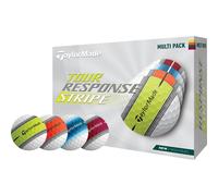 TaylorMade Palline Tour Response Stripe multicolore - Confezione da 12, multicolore