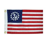 TaylorMade Products US Yacht Ensign Sewn Boat Flag, Multi Colored