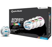 TaylorMade New SpeedSoft Ink 25, confezione multicolore palline da golf