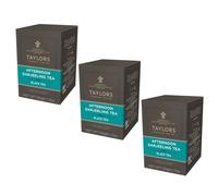 Taylors® | Afternoon Darjeeling Tè Nero Pomeriggio | Tè Nero Delicato e Rinfrescante - 3 x 20 Filtri di Tè Incartati Singolarmente (150 Gr)