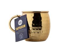 Taylors Eye Witness Taproom Cocktail Mule in acciaio inossidabile color oro - Tazza in acciaio inossidabile martellato da 500 ml (17 fl oz) con manico, per cocktail, whisky, birra, bevande ghiacciate.