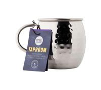 Taylors Eye Witness Taproom Moscow Mule - Tazza da cocktail in acciaio inox martellato da 500 ml, con manico, per cocktail, whisky, birra, bevande ghiacciate