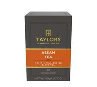 Taylors, Black Assam, Tè Nero Indiano, Bevanda Audace e Soddisfacente, Sapore Corposo e Duraturo, Ideale da Gustare in Ogni Momento della Giornata, Astuccio da 20 Filtri per 2,5 g