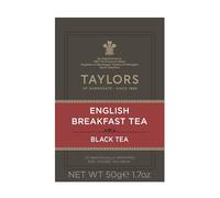 Taylors of Harrogate English Breakfast Té Nero Pieno e Luminoso - 2 x 20 Bustine di Tè (100 Grammi)