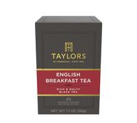 Taylors of Harrogate - Tè Nero da Colazione Inglese in Bustine - Miscela Ricca, Vivace e dal Gusto Maltato - 20 Bustine