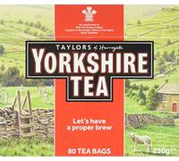 Taylors of Harrogate Yorkshire, Tè Nero 80 bustine di te - 1 unitá