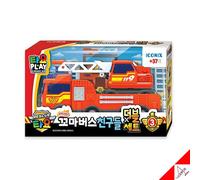 Tayo Little Bus Friends Special Double Car Set Vol.3 Camion dei pompieri...