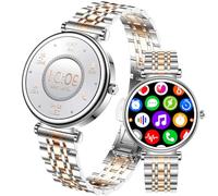 TAYSHILEY Smart Watch da donna con schermo a colori da 1,25 pollici, smartwatch da donna, impermeabile IP67, fitness tracker con cardiofrequenzimetro e monitoraggio del sonno, contapassi
