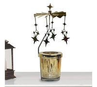 TAYSTE Carosello di Candele,Squisito portacandele Rotante per aromaterapia candeliere | Lanterna a candelabro Girevole Romantica Decorativa, centrotavola da Tavolo per Cena a lume di Candela di Nozze