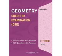 Tayyip Oral Geometry Credit by Examination (Cbe) (Tascabile) 555 Math Books