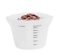 Taza medidora de silicona - Taza medidora de silicona para hornear con escala Herramienta de medición para hornear Resistente a altas temperatures Taza medidora para hornear Tazas medidoras para h