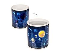 TAZA SISTEMA SOLAR CERÁMICA REACCIONA AL CALOR 12X10 CM