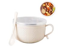 Tazas De Comida - Frascos Contenedores De 25 Oz, 14x9,5x9,5 Cm Vajilla Taza De Sopa Grande, Tazas De Comida Cuchara | Para Viajes Té Navidad Café Avena Almuerzo Fideos Sándwich Lavavajillas