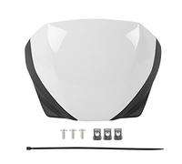 TAZGANTAX Carenatura anteriore superiore del motociclo Cowl Parabrezza faro Maschera Naso Shield Cowl compatibile con Trident 660 Trident 660 Trident-660 Accessori 2021-2023 (Bianco)