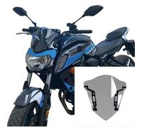 TAZGANTAX Moto Parabrezza Visiera Protezione per MT 07 FZ 07 Carenatura Anteriore Deflettore Protezione Zanzariera Compatibile con MT07 FZ07 MT-07 FZ-07 2018 2019 2020 (Fumo chiaro)
