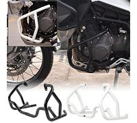 TAZGANTAX Moto Tiger900 Superiore Inferiore Acciaio Crash Bar Freeway Protezione motore Protezione anticaduta Paraurti Compatibile con Tiger 900 Rally/GT/PRO 20-22 Accessori (Lower-Black)