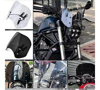 TAZGANTAX Parabrezza di trasporto del motociclo Parabrezza Anteriore Dello Schermo per CMX500 Rebel CMX 500 300 Rebel 500 Accessoris 2017 2018 2019 2020 2021 2022 2023 2024(Fumo)