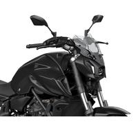 TAZGANTAX Parabrezza Moto Touring Parabrezza Deflettore MT07 FZ07 Screen Shield Visor Protector w/Staffa Compatibile con MT FZ 07 MT-07 FZ-07 2021-2023 (Fumo leggero)