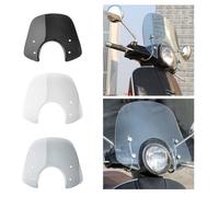 TAZGANTAX Per Piaggio Vespa LX50 LX125 LX150 GT200 GTS250 GTS300 2018 2019 2020 2021 2022 tutto l'anno moto parabrezza Carena anteriore deflettore protezione parabrezza (Fumo)