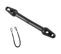 TAZIZI Barca Dockside Ammortizzazione Buffer con Nero, 1.2m dock Rope Set | Buffer della linea del bacino con il corpo dell'assorbitore di gomma per la configurazione di controllo del porto e la tenuta