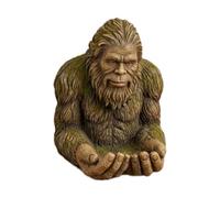 TAZIZI Bigfoot-Mangiatoia per uccelli per esterni, decorazione per uccelli selvatici, scultura decorativa per uccelli, con gancio nascosto, regalo per gli amanti della fauna selvatica e della natura