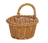 TAZIZI Cestino da appendere in tessuto, cestino in vimini per porta d'ingresso, cesti da parete in rattan, per casa, fattoria, giardino, interni ed esterni, per conservare frutta e verdura