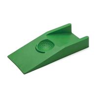 TAZIZI Fermaporta per interni con stile modellato ispirato al golf verde | Pallina da golf con accento circolare, profilo inclinato verde, forma portatile per il posizionamento sotto una porta interna