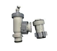 TAZIZI Installazione facile Sostituzione valvole a stantuffo e adattatore per pompe filtro piscina Sistemi di filtrazione efficienti 10747 10722 pompe per piscina Gruppo valvole a stantuffo