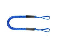 TAZIZI Linea di attracco per imbarcazioni per soste in riva | Corda elastica di ormeggio a doppio anello, linea di ancoraggio elastica da 6 Ft per uso a riva