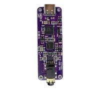 TAZIZI Scheda ad alta risoluzione di tipo C con porta per cuffie da 3,5 mm | Piattaforma stereo CT7601CR, costruzione compatta a scheda aperta per l'ascolto desktop, uso musicale sul posto di lavoro