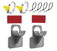 TAZIZI Supporto per tubi per piscina Tubi per piscina per sopra la terra, tubo con nastro, fascetta e fascette stringitubo in acciaio Clip di fissaggio per nuoto
