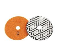 TAZYYZUU 1 Pezzo 100 mm 4 Pollici Tampone lucidante diamantato 50-3000 Grana Dischi abrasivi for Granito Marmo Cemento Pietra Dischi abrasivi Strumento di rettifica(Grit 300)