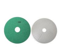 TAZYYZUU 1 pz 8 Pollici 200 mm Bagnato Granito Diamante lucidatura tamponi for levigatrice for Cemento Marmo controsoffitto Pavimento Vetro Quarzo Disco abrasivo lucidante(Grit 1000)