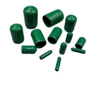 TAZYYZUU Cappucci in Gomma Plastica Siliconica Nero Rosso Bianco Trasparente Blu Giallo Verde Dimensioni 1,3 Mm-90 Mm(Green,A1.5mm-B15mm 200Pcs)