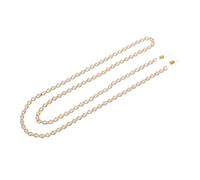 TAZYYZUU Fermaocchiali Accessori for Occhiali da Sole in Metallo, Cordino for Appendere al Collo, fermaocchiali, Catena for in Perle Vintage