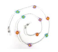 TAZYYZUU Fermaocchiali Cordino for Occhiali con Piccolo Fiore, Accessori for la prevenzione della Perdita Mascherina, Collana, Catena for
