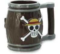 Tazza 3D One Piece Abystyle 350 ml Marrone Grigia Ufficiale