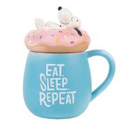 Tazza 3D Peanuts Snoopy Eat Sleep Repeat