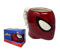 Tazza in ceramica Spiderman Marvel 3D modello mug 415 ml personaggio tridimensionale ciotola da colazione per bambini collezionabile