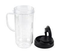 Tazza Alta Da 22 Once Con Coperchio Flip To-Go, Pezzo Di Ricambio, Compatibile Con Frullatori MagicBullet, 250 W MB1001 A Prova Di Perdite