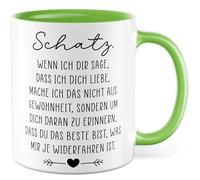 Tazza Amore Regalo Tesoro, quando ti dico che ti amo, non lo faccio per abitudine, tazza da caffè San Valentino, relazione partner, fidanzata, idea regalo ufficio tazza caffè