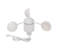 Tazza anemometro for misurazione della velocità for sensore di Connettore RJ11 3 tazze Indicatore direzione del vento for misuratore meteorologico