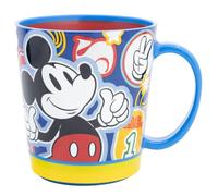 Tazza antiribaltamento Mickey Mouse Cool Stuff 410 ml in plastica con sistema Smartgrip - Non si rovescia e si solleva facilmente, per scrivania e ufficio, idea regalo per i fan di Mickey Mouse