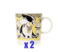 Tazza ARABIA Moomin Opera 0,3 L Set di 2 Scope 25th Anniversary Limited Japan