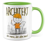 Tazza architetto regalo l'uomo che può tutto!, tazza da caffè, scala costruttore, collega, squadra, amico, uomo, idea regalo, lavoro, ufficio, compleanno, Natale, tazza da caffè