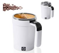 Tazza Automescolante Per Caffè | Mug Con Mescolamento Automatico Ricaricabile - Miscelatore Magnetico Elettrico Con Display Temperatura Ideale Per Picnic Campeggio Hotel Casa Cucina