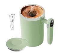 Tazza Automescolante - Tazza Magnetica Automescolante Automatica 400 ml, Elettrica con Display LCD Temperatura - per Casa Ufficio Viaggio Bevande Cacao Tè Cioccolata Calda